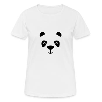 panda - T-shirt respirant Femme - blanc - Devant - AI Model Female 172 dark (172cm)