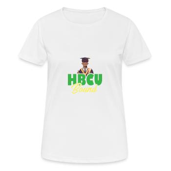 HBCU Bound Student Historically Black College - Frauen T-Shirt atmungsaktiv - Weiß - Vorne - AI Model Female 172 dark (172cm)