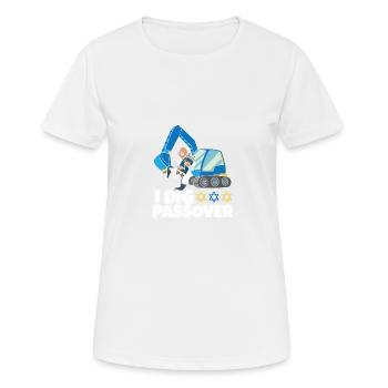 I Dig Passover Funny Jewish Holiday Happy - Frauen T-Shirt atmungsaktiv - Weiß - Vorne - AI Model Female 172 dark (172cm)