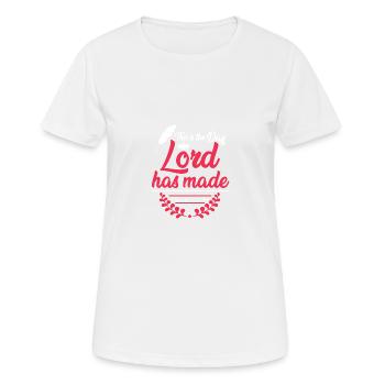 Bible Verse Faith Hope - Women's Breathable T-Shirt - white - Front - AI Model Female 172 dark (172cm)