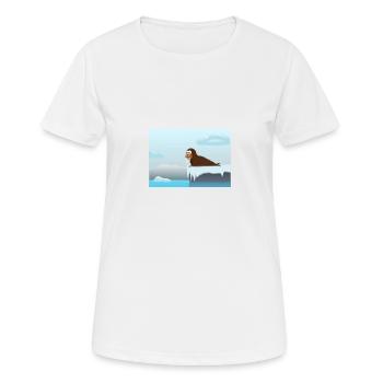 morse - T-shirt respirant Femme - blanc - Devant - AI Model Female 172 dark (172cm)