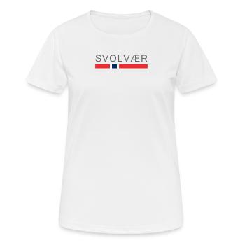 Svolvaer Norwegen - Frauen T-Shirt atmungsaktiv - Weiß - Vorne - AI Model Female 172 dark (172cm)
