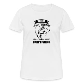 Karpfen - Frauen T-Shirt atmungsaktiv - Weiß - Vorne - AI Model Female 172 dark (172cm)