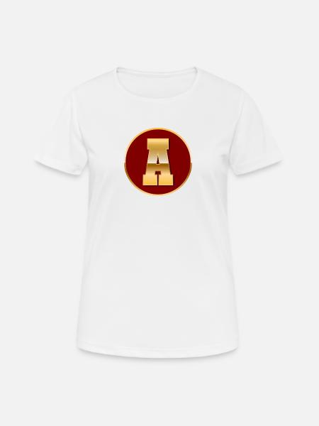 Letter A - Women's Breathable T-Shirt - white