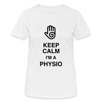 Krankengymnast / Krankengymnastin / Physio / - Frauen T-Shirt atmungsaktiv - Weiß - Vorne - AI Model Female 172 dark (172cm)