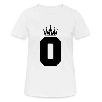 0 Couronne - T-shirt respirant Femme - blanc - Devant - AI Model Female 172 dark (172cm)