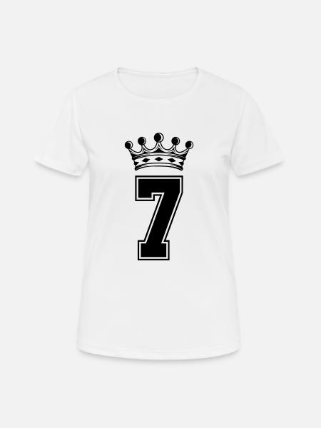 7 crown - Women's Breathable T-Shirt - white