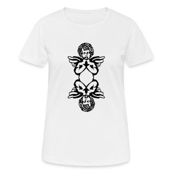 Angel - Women's Breathable T-Shirt - white - Front - AI Model Female 172 dark (172cm)