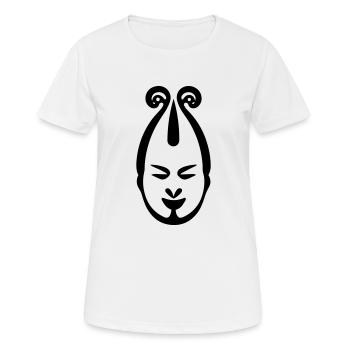 clown - Women's Breathable T-Shirt - white - Front - AI Model Female 172 dark (172cm)