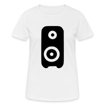 Enceinte - T-shirt respirant Femme - blanc - Devant - AI Model Female 172 dark (172cm)