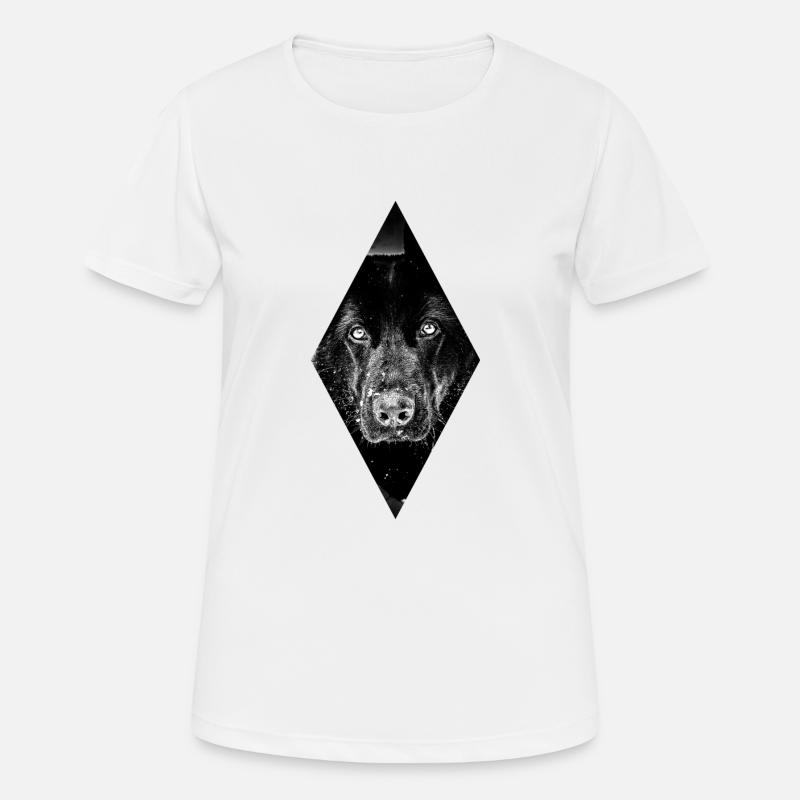 German shepherd - Women's Breathable T-Shirt - white