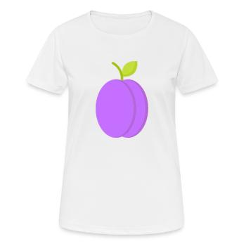 plum - Women's Breathable T-Shirt - white - Front - AI Model Female 172 dark (172cm)