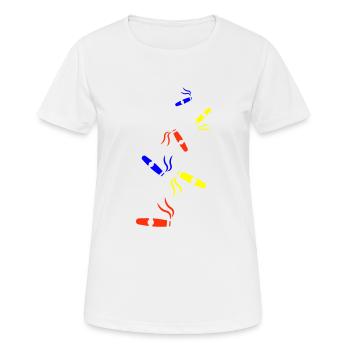Cigar Symbol - Women's Breathable T-Shirt - white - Front - AI Model Female 172 dark (172cm)
