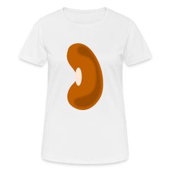 kidney beans beans veggie vegetables vegetables9 - Women's Breathable T-Shirt - white - Front - AI Model Female 172 dark (172cm)