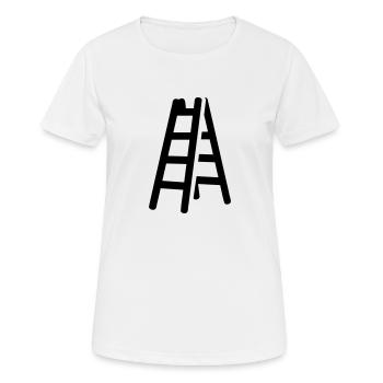 Ladder - Women's Breathable T-Shirt - white - Front - AI Model Female 172 dark (172cm)