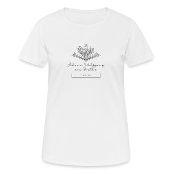 Goethe - Faust. Der Tragödie erster Teil - Frauen T-Shirt atmungsaktiv - Weiß - Vorne - AI Model Female 172 dark (172cm)