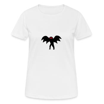 Moth man malheur légende légende - T-shirt respirant Femme - blanc - Devant - AI Model Female 172 dark (172cm)