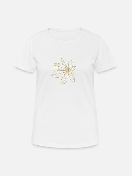 Illustrated Designs Green Splendor with Leaf - Women's Breathable T-Shirt - white