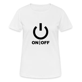 Power - Women's Breathable T-Shirt - white - Front - AI Model Female 172 dark (172cm)