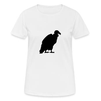 Vautour - T-shirt respirant Femme - blanc - Devant - AI Model Female 172 dark (172cm)
