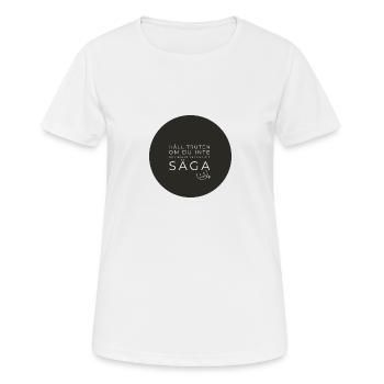 Hold the gut - Women's Breathable T-Shirt - white - Front - AI Model Female 172 dark (172cm)