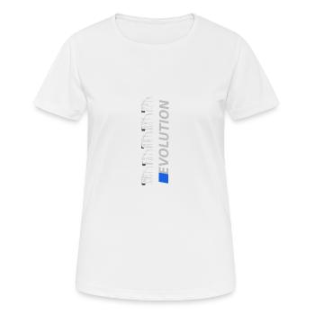 Evo Bimmer - Frauen T-Shirt atmungsaktiv - Weiß - Vorne - AI Model Female 172 dark (172cm)
