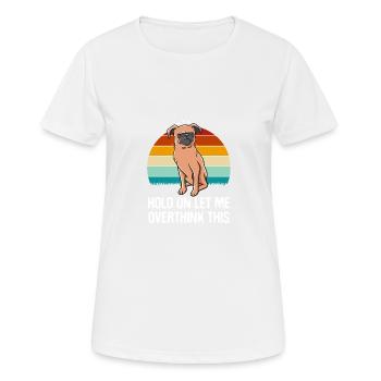 Let me have this funny sarcastic humo - Women's Breathable T-Shirt - white - Front - AI Model Female 172 dark (172cm)