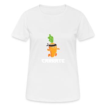 Aser Karate Master Poison - Women's Breathable T-Shirt - white - Front - AI Model Female 172 dark (172cm)