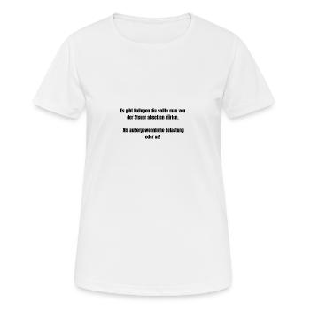Kollegen 2 - Frauen T-Shirt atmungsaktiv - Weiß - Vorne - AI Model Female 172 dark (172cm)