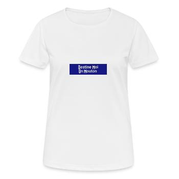 Streetwear DUM - T-shirt respirant Femme - blanc - Devant - AI Model Female 172 dark (172cm)