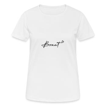 Bride - Women's Breathable T-Shirt - white - Front - AI Model Female 172 dark (172cm)