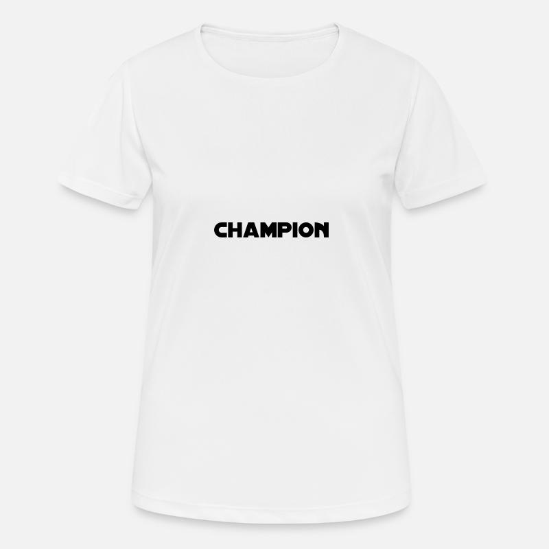 Champion - Women's Breathable T-Shirt - white