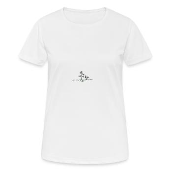 pissenlit - T-shirt respirant Femme - blanc - Devant - AI Model Female 172 dark (172cm)