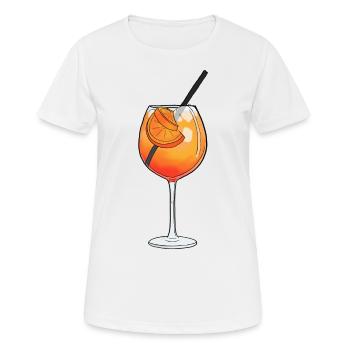 Cocktail - T-shirt respirant Femme - blanc - Devant - AI Model Female 172 dark (172cm)