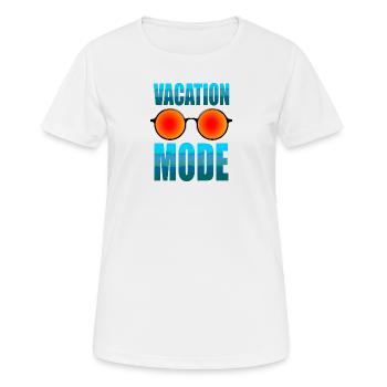 Vacation Mode - Women's Breathable T-Shirt - white - Front - AI Model Female 172 dark (172cm)