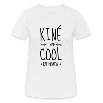 Krankengymnast / Krankengymnastin / Physio / - Frauen T-Shirt atmungsaktiv - Weiß - Vorne - AI Model Female 172 dark (172cm)