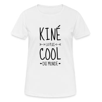Krankengymnast / Krankengymnastin / Physio / - Frauen T-Shirt atmungsaktiv - Weiß - Vorne - AI Model Female 172 dark (172cm)