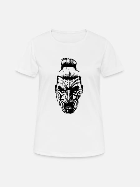 Guerrier en colère - T-shirt respirant Femme - blanc