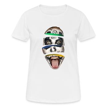 Head - Frauen T-Shirt atmungsaktiv - Weiß - Vorne - AI Model Female 172 dark (172cm)