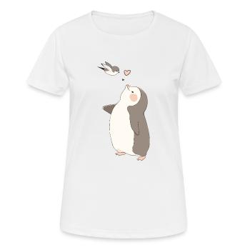 Love to fly - Women's Breathable T-Shirt - white - Front - AI Model Female 172 dark (172cm)