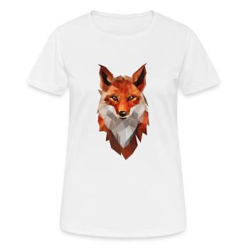 RENARD - MINIMALISTE - T-shirt respirant Femme - blanc - Devant - AI Model Female 172 dark (172cm)