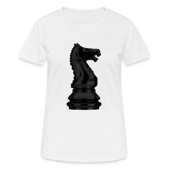 Knight. - Frauen T-Shirt atmungsaktiv - Weiß - Vorne - AI Model Female 172 dark (172cm)