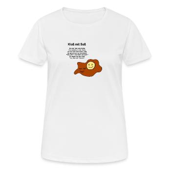 Kloß mit Soß - Frauen T-Shirt atmungsaktiv - Weiß - Vorne - AI Model Female 172 dark (172cm)
