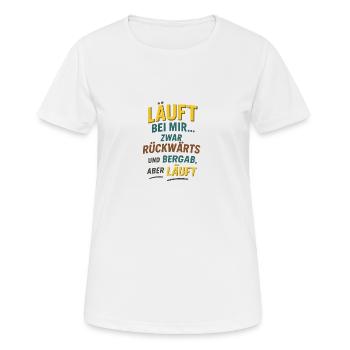Bizarre, honnête et merveilleusement autodérision. - T-shirt respirant Femme - blanc - Devant - AI Model Female 172 dark (172cm)