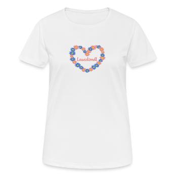 Dirndl Lausdirndl - Women's Breathable T-Shirt - white - Front - AI Model Female 172 dark (172cm)