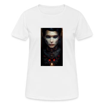 Guerrier rouge - T-shirt respirant Femme - blanc - Devant - AI Model Female 172 dark (172cm)