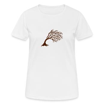 Arbre - T-shirt respirant Femme - blanc - Devant - AI Model Female 172 dark (172cm)