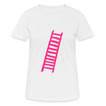 Ladder - Women's Breathable T-Shirt - white - Front - AI Model Female 172 dark (172cm)