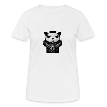 Panda du pouvoir - T-shirt respirant Femme - blanc - Devant - AI Model Female 172 dark (172cm)