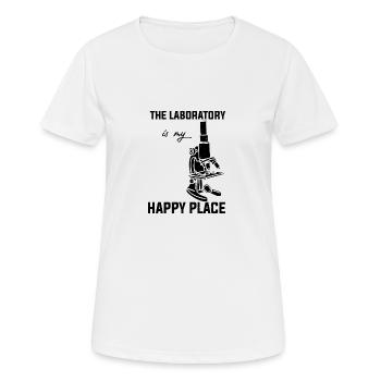 Biologie - Frauen T-Shirt atmungsaktiv - Weiß - Vorne - AI Model Female 172 dark (172cm)